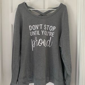 Grey sweatshirt